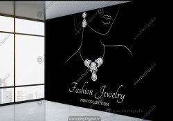 پوستر دیواری سه بعدی برای طلا فروشی