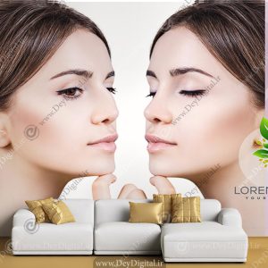 پوستر دواری سه بعدی طرح بینی