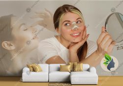 پوستر دیواری طرح عمل بینی برای کلینیک جراحی زیبای