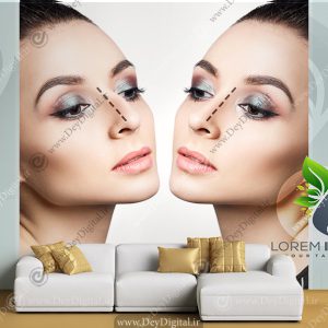 پوستر دیواری سه بعدی طرح جراحی بینی