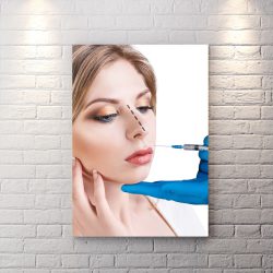 تابلو دیواری دکوراتیو طرح بوتاکس رای کلینیک زیبایی