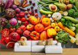 پوستر دیواری طرح انواع میوه ها برای تره بار فروشی