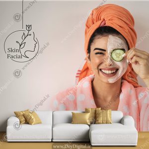 کاغذ پوستر دیواری سه بعدی برای کلینیک پاکسازی صورت