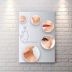 تخته شاسی برای مطب دکتر پوست