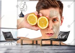 پوستر دیواری برای مرکز فیشیال صورت