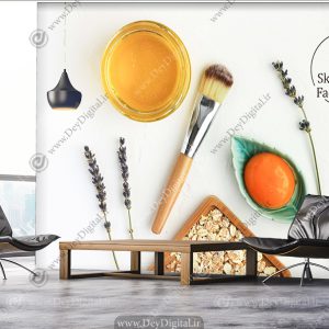 پوستر دیواری سه بعدی برای مرکز فیشیال صورت