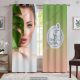 پرده پانچ سه بعدی چهره برای کلینیک زیبایی پوست