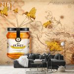 پوستر دیواری سه بعدی عسل