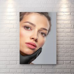 تخته شاسی طرح چهره برای کلینیک زیبایی