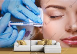 پوستر کاغذ دیواری طرح بوتاکس