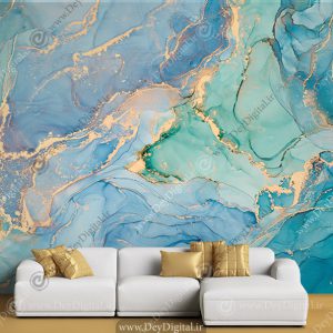 کاغذ دیواری سه بعدی طرح سنگ مرمر