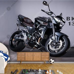 پوستر موتور B KING 1300 رنگ مشکی