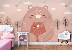 خرید پوستر دیواری اتاق بچه طرح خرس