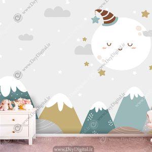 کاغذ دیواری سه بعدی مدل جدید برای اتاق کودک