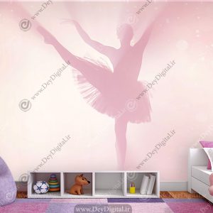 پوستر دیواری اتاق خواب دخترانه طرح رقص باله