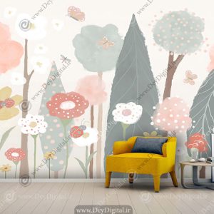 کاغذ دیواری اتاق کودک