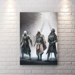 تالو شاسی گیمینگ طرح بازی assassin's creed با زمینه روشن