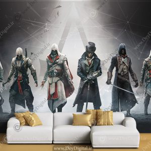 پوستر دیواری بازی های معروف طرح Assassin's Creed