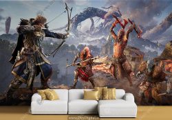 پوستر دیواری بازی های کامپیوتری طرح Assassin's Creed