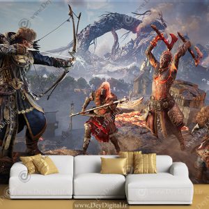 پوستر دیواری بازی های کامپیوتری طرح Assassin's Creed