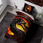 روتختی سه بعدی گیمینگ طرح اژدهای مورتال کمبت