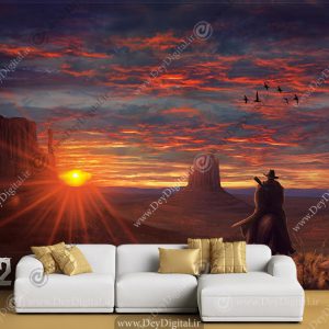 پوستر دیواری بازی های کامپیوتر و پلی استیشن طرح RED DEAD