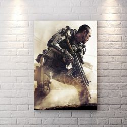 تابلو گیمینگ بازی کالاف نسخه Advanced Warfare با زمینه روشن