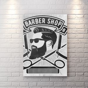 تابلو شاسی آرایشگاه مردانه