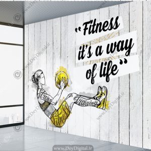 پوستر دیواری باشگاه بدنسازی حرفه ای