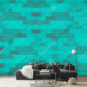 پوستر دیواری آجر رنگ ویژه