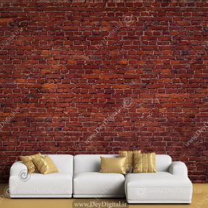 پوستر دیواری آجر سه بعدی
