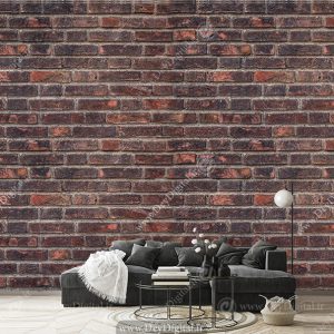 پوستر دیواری سه بعدی آجر