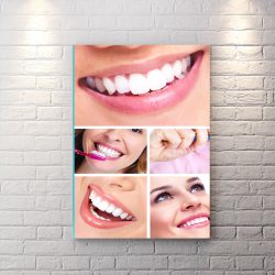 تابلو دیواری دندان پزشکی طرح لبخند