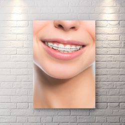 تابلو شاسی دندانپزشکی طرح لبخند زیبا