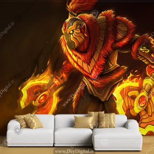 پوستر دیواری بازی های استراتژیک طرح DOTA 2