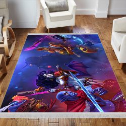فرشینه سه بعدی مدل بازی dota2 برای اتاق گیمینگ