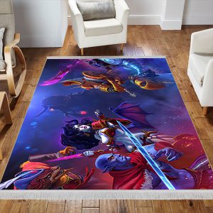فرشینه سه بعدی مدل بازی dota2 برای اتاق گیمینگ