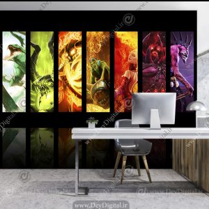 پوستر دیواری گیمی طرح دوتا2