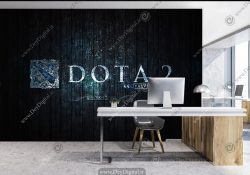 پوستر دیواری لوگو DOTA 2 کد