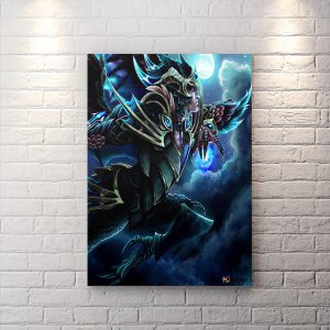 تابلو شاسی گیمینگ طرح Skywrath Mage با تم آبی