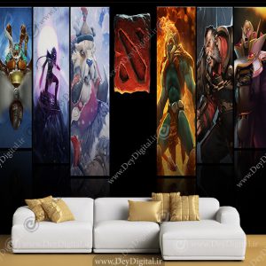پوستر دیواری گیمری طرح DOTA 2
