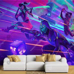 پوستر دیواری با کیفیت گیم نت طرح فورتنایت