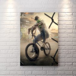 تابلو شاسی گیمینگ طرح GTA San Andreas با تم غروب آفتاب