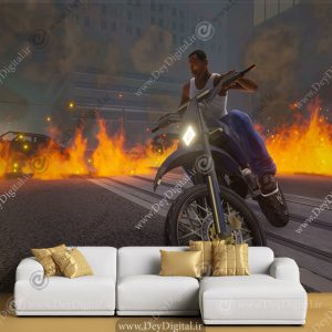 پوستر دیواری گیم نت طرح شخصیت سی جی
