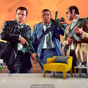 پوستر دیوار ی سه بعدی و با کیفیت GTA V