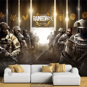 پوستر دیواری سه بعدی Rainbow Six Siege