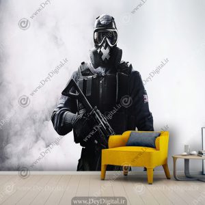 پوستر دیواری بازی های کامپیوتری طرح Rainbow Six Siege