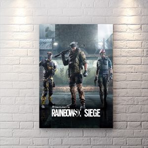 تابلو برای اتاق گیمینگ از بازی rainbow six شخصیت تام کلنسی