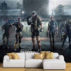 پوستر دیواری گیم نت طرح Rainbow Six Siege