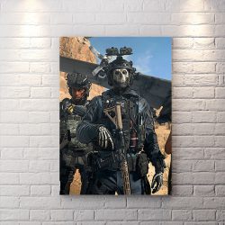 تابلو گیمینگ طرح Modern Warfare 2: Ghost تم صبح